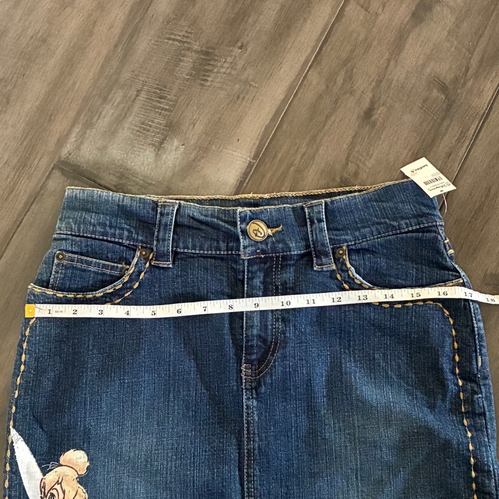 Disney Tinkerbell Pixie Dust Denim Skirt - Size 6 - Picture 12 of 16